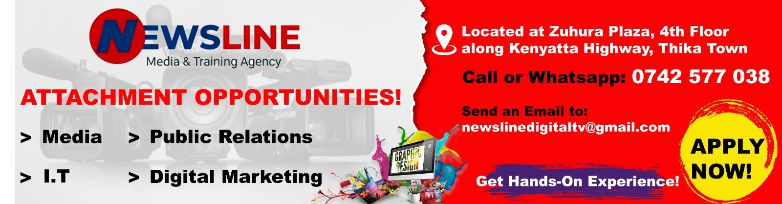 Newsline Media & Training Agency — attachment opportunities